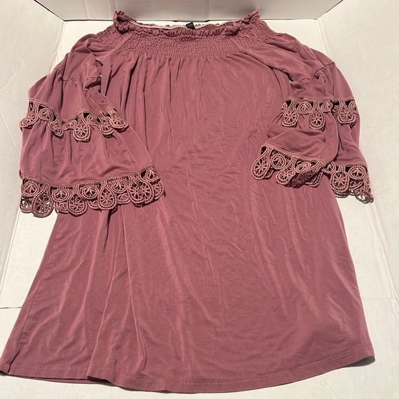 Lapis dress size S. Off the shoulders dress. - Picture 2 of 7